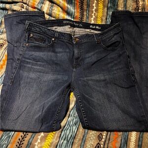 Cowgirl Tuff Dark Blue Bootcut Jeans